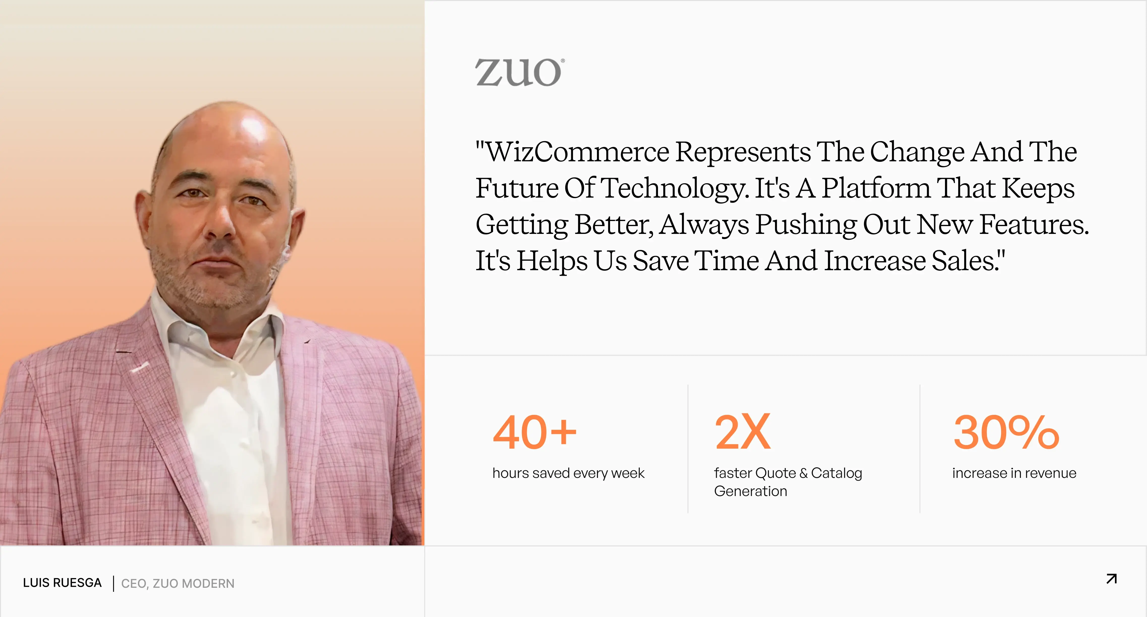 Zuo testimonial